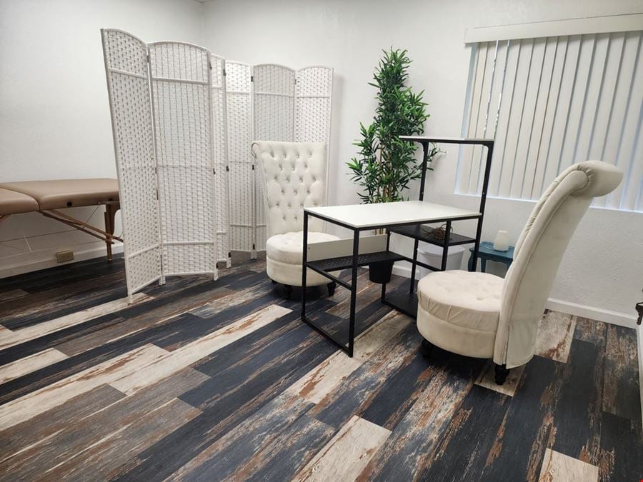 The Wellness Suite #103 – No Glass. Full Privacy. Total Focus & Comfort.