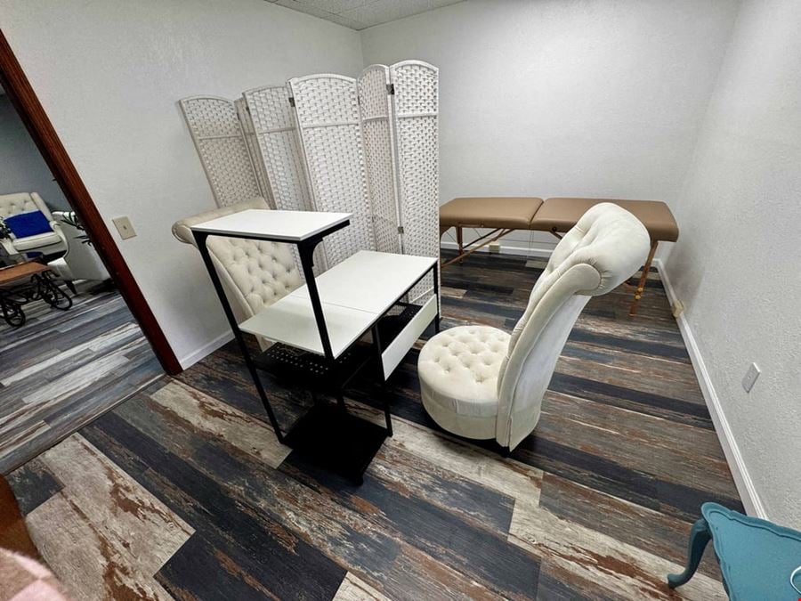 The Wellness Suite #103 – No Glass. Full Privacy. Total Focus & Comfort.