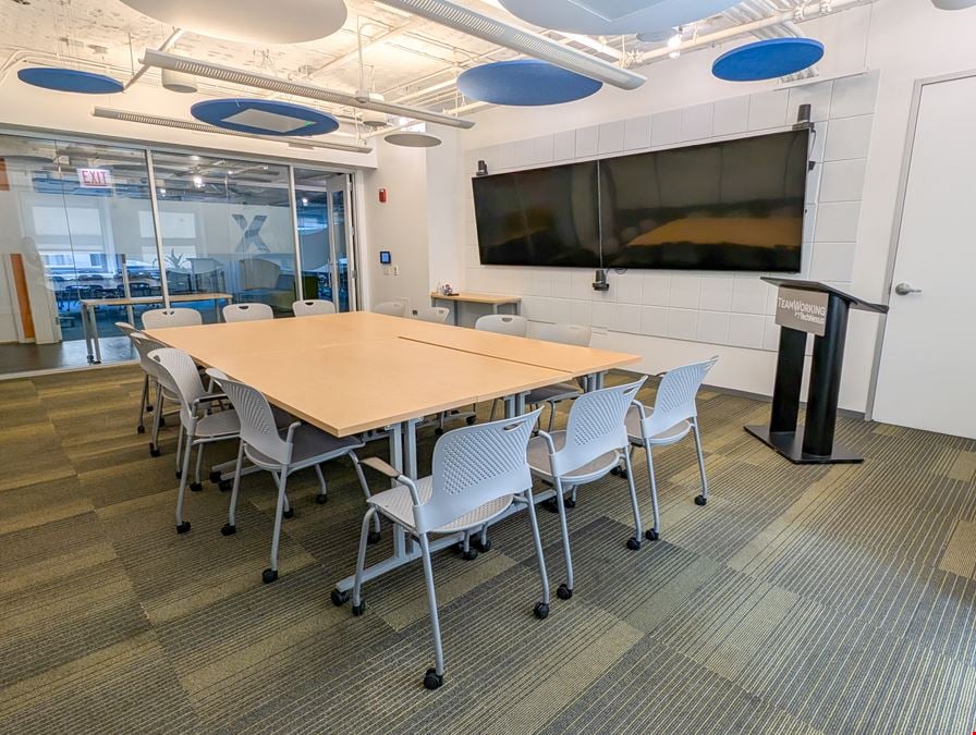 Conference Room A! Virtual Enabled Meeting Rooms with City Views | Ideal for In-Person & Virtual Off-sites | Bright & Modern in a Tech Focused Shared Workspace