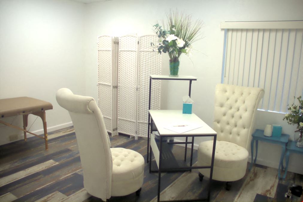The Wellness Suite #103 – No Glass. Full Privacy. Total Focus & Comfort.
