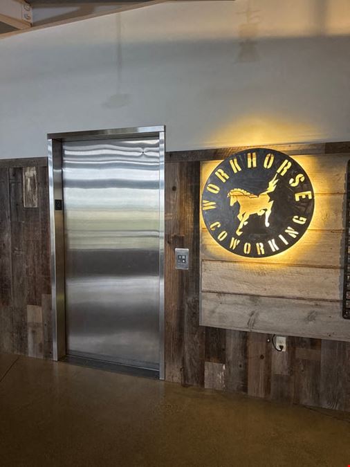 Private Window Office | Sit-Stand Desk + Cold Brew & Kombucha on Tap