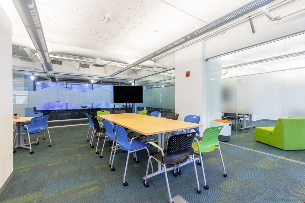 Collaboration Room X! Virtual Enabled Meeting Rooms with City Views | Ideal for In-Person & Virtual Off-sites | Bright & Modern in a Tech Focused Shared Workspace
