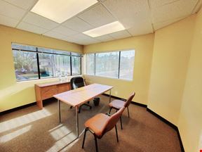 Podcast & Private Office for 1 #204 – No Glass. Full Privacy. Double Window Creative Workspace