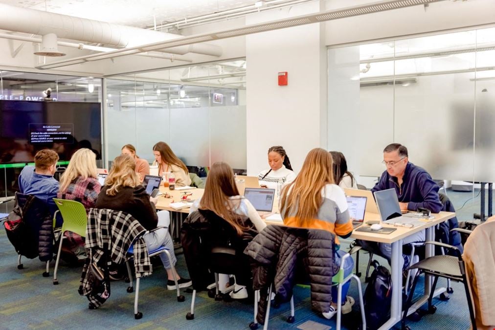 Collaboration Room X! Virtual Enabled Meeting Rooms with City Views | Ideal for In-Person & Virtual Off-sites | Bright & Modern in a Tech Focused Shared Workspace