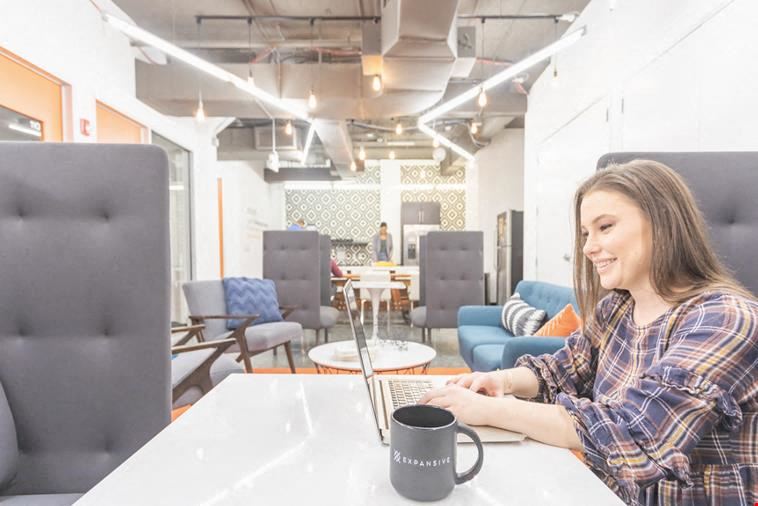 Expansive Coworking Lounge