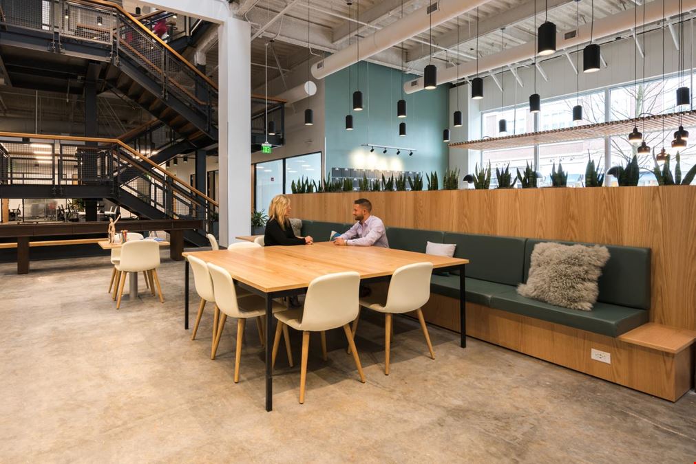 Spaces Blue Back Square