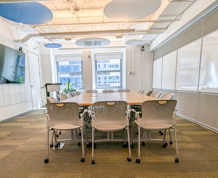 Conference Room A! Virtual Enabled Meeting Rooms with City Views | Ideal for In-Person & Virtual Off-sites | Bright & Modern in a Tech Focused Shared Workspace