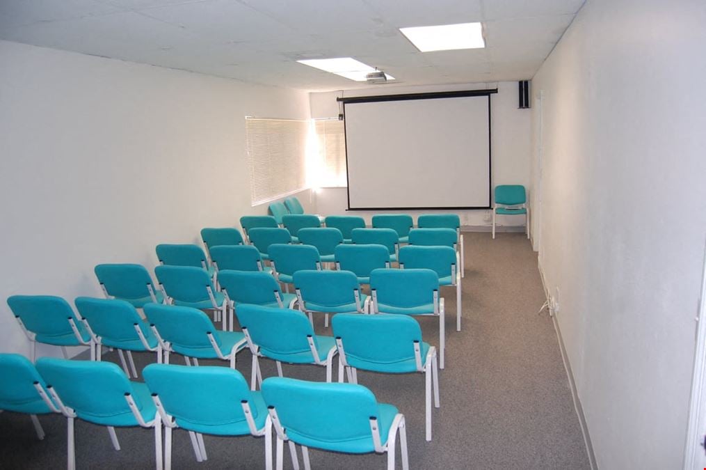 Blue Event Venue – Easy Access - Room #101, High-Impact Presentations (Up to 50 Guests)