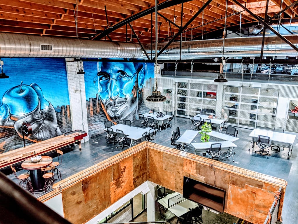 Shared workspaces at Grid Collaborative Workspaces | CoworkingCafe