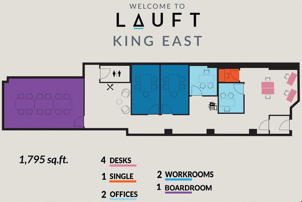 LAUFT King East, Team Onsite