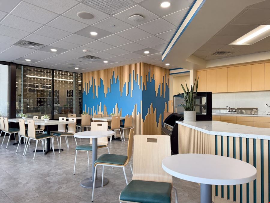 Cafeteria + Patio after hours