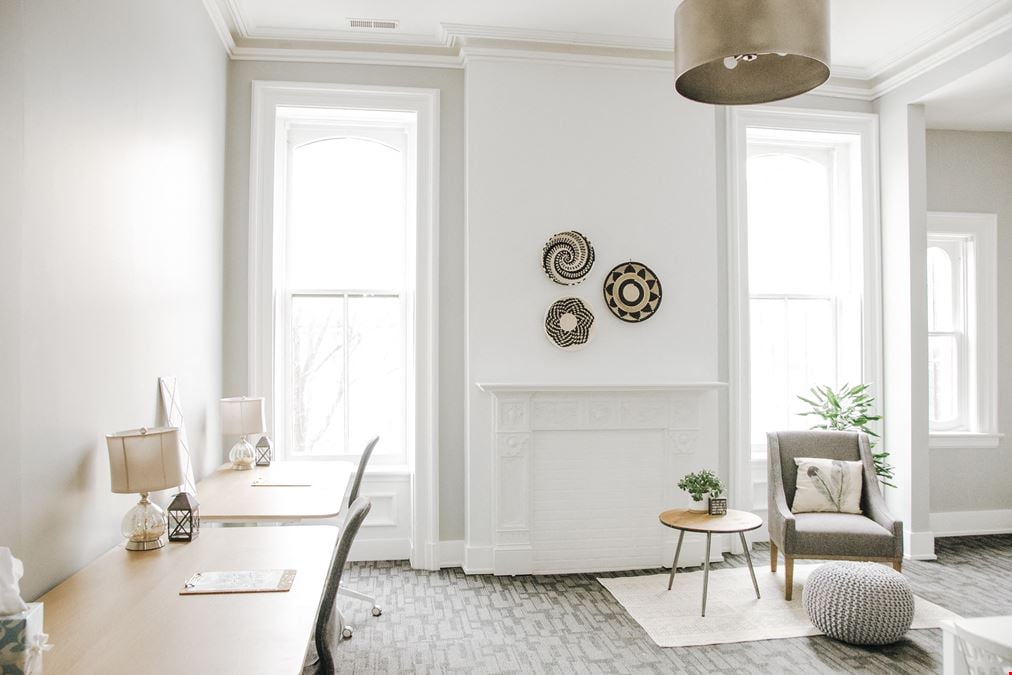 Bright, airy, team space