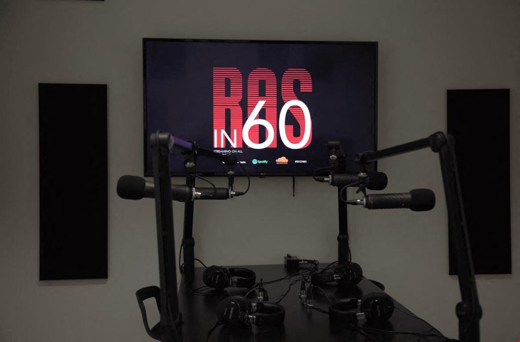 Downtown Commercial High Tech Podcast Studio