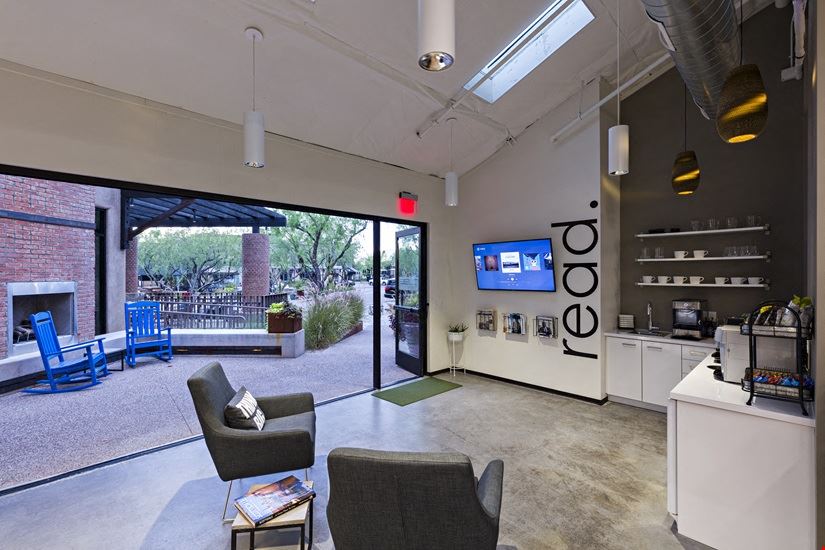 Open Desk Coworking Area