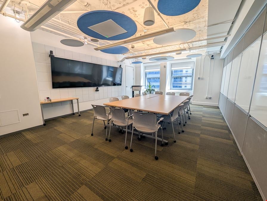 Conference Room A! Virtual Enabled Meeting Rooms with City Views | Ideal for In-Person & Virtual Off-sites | Bright & Modern in a Tech Focused Shared Workspace