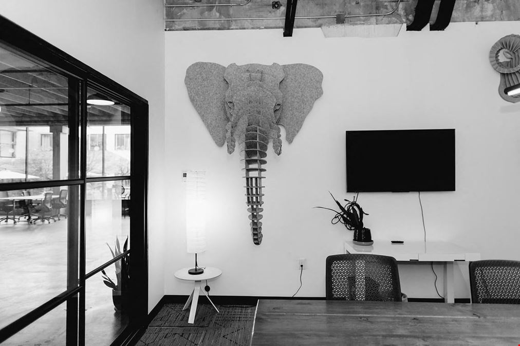 Avocado Room: 8-Person Meeting & Conference Room in Industrial Coworking Space