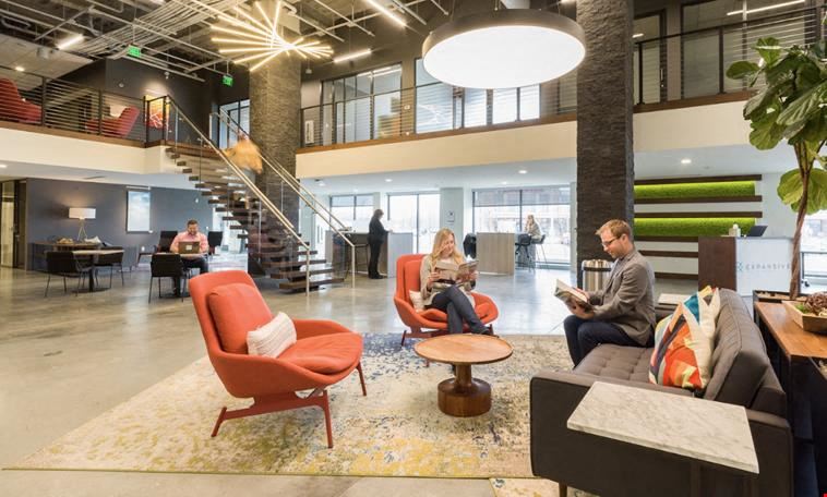 Expansive Coworking Lounge