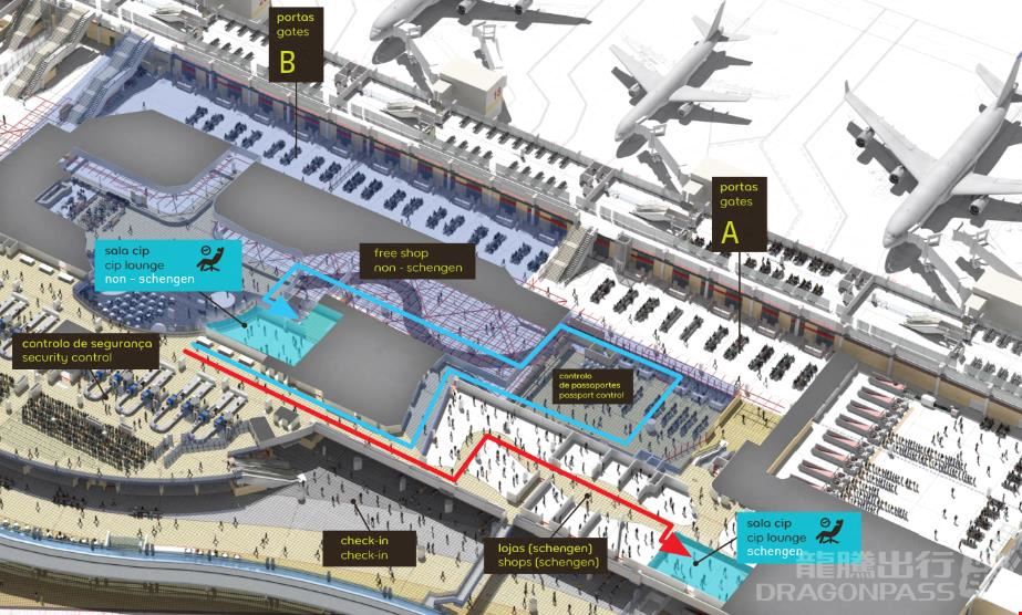 CIP Lounge Faro Airport Main Terminal - Non Schengen