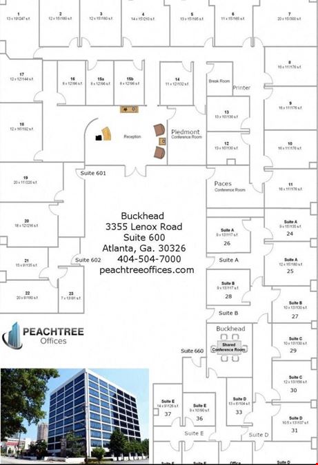 3355 Lenox Road Peachtree Offices