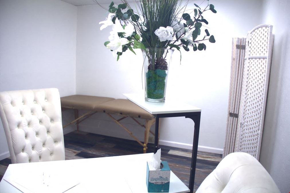 The Wellness Suite #103 – No Glass. Full Privacy. Total Focus & Comfort.