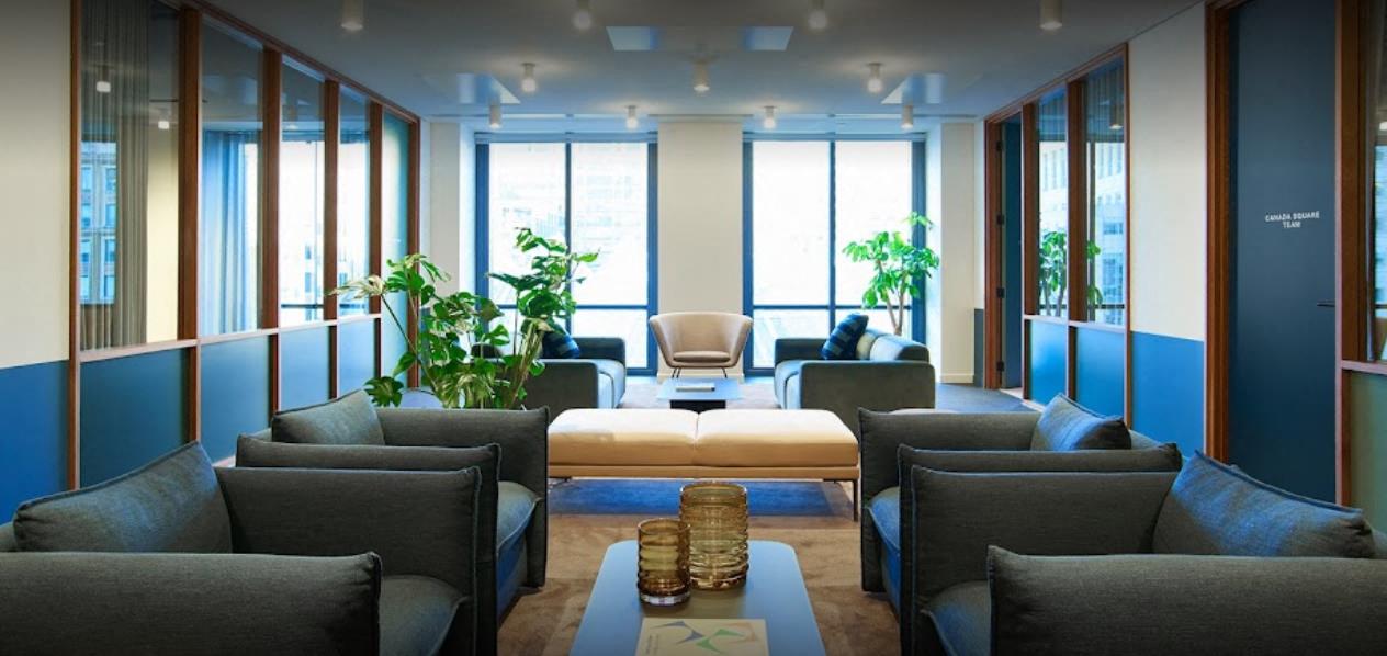 Shared workspaces at Fora - One Canada Square | CoworkingCafe