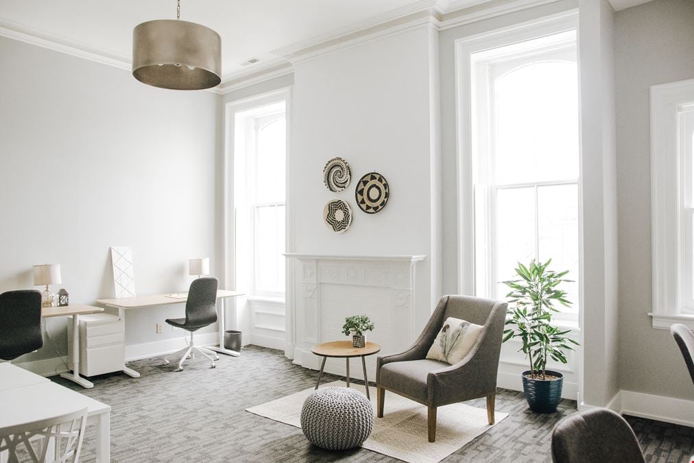 Bright, airy, team space
