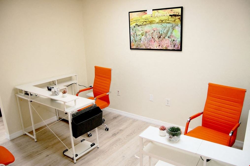Designated Desk for 2 – Dual Desk Workspace - Room #104 | $100 | DAY PASS