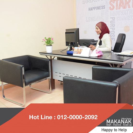 Preview of Makanak Office Space - Zahraa El-Maadi Office space for Rent in Cairo