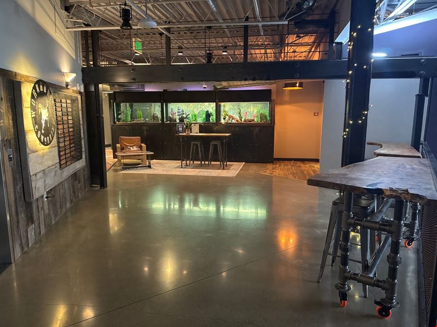 Private Window Office | Sit-Stand Desk + Cold Brew & Kombucha on Tap
