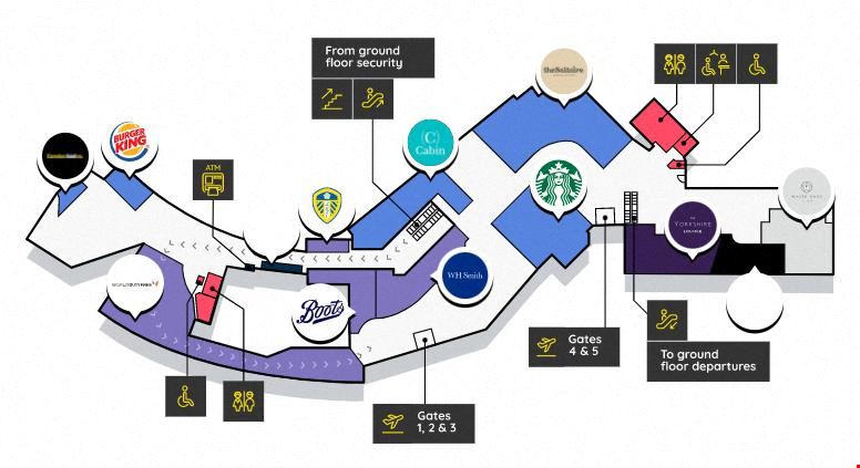 Yorkshire Lounge Leeds/Bradford Airport Main Terminal