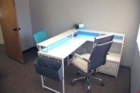 Private Office #103 (2 Desks – Window Office) – No Glass. Just Walls. Real Privacy.