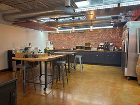 Private Window Office | Sit-Stand Desk + Cold Brew & Kombucha on Tap